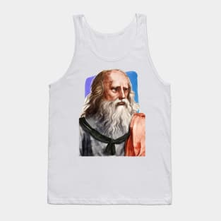 Greek Philosopher Plato illustration Tank Top